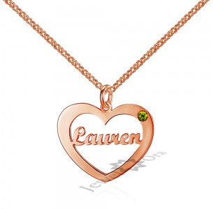 Personalized Birthstone Necklace JEWJONE101534